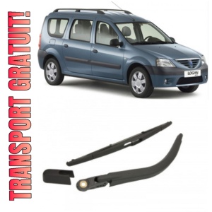 Dacia Logan MCV I Brat stergator pentru luneta spate cu lamela 370 mm, compatibil cu Dacia Logan MCV I Combi fabricat intre 2007-2015, calitate extra