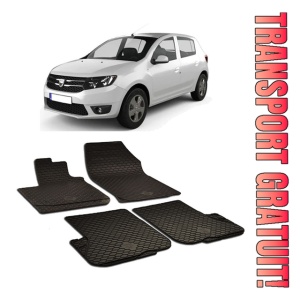 Dacia Sandero (2012-2020) Set 4 covorase auto cauciuc Urban Line