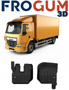 Daf Lf, Cargo, Din 2002 - Prezent , Set Covorase Auto Tip Tavita Premium 3D, din cauciuc accesorii pentru autoturismul tau - masina v172366