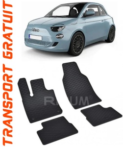 Fiat 500 Electric fabricat din 11.2020 - Prezent, Hatchback, Electric, set covorase auto dedicate, din cauciuc 100% Premium accesorii pentru autoturismul tau - masina v152096