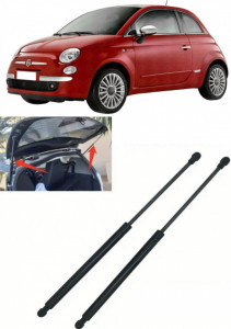Fiat 500 Set 2 amortizoare pentru portbagaj / haion Krosno compatibil cu Fiat 500 Hatchback fabricat intre 2007 accesorii pentru autoturismul tau - masina v91185