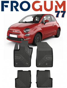 Fiat 500X Din 01.2015 - Prezent, Suv , Set Covorase Auto Tip Tavita Premium 3D, din cauciuc accesorii pentru autoturismul tau - masina v165396