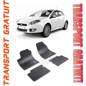 Fiat Bravo II, Hatchback, fabricat din 04.2007 - 07.2014, set covorase auto dedicate, din cauciuc 100% Premium