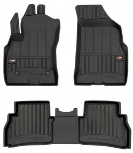 Fiat Doblo II Cargo Kombi Maxi Din 2010 - Prezent, Van , Set Covorase Auto Tip Tavita Premium 3D, din cauciuc accesorii pentru autoturismul tau - masina v164875