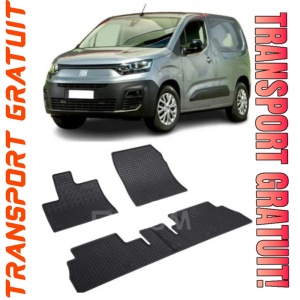 Fiat Doblo III fabricat din 07.2022 - Prezent, Van, 5 Locuri, set covorase auto dedicate, din cauciuc 100% Premium