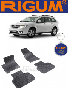 Fiat Freemont, Suv, fabricat din 08.2011 - 2016, set covorase auto dedicate, din cauciuc 100% Premium accesorii pentru autoturismul tau - masina v161269