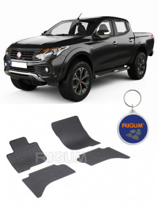 Fiat Fullback, Pick-Up, fabricat din 2015 - 2019, set covorase auto dedicate, din cauciuc 100% Premium accesorii pentru autoturismul tau - masina v159507