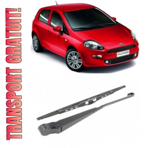 Fiat Punto Brat stergator pentru luneta spate cu lamela 350 mm, compatibil cu Fiat Punto Hatchback fabricat intre 1999-2012, calitate extra