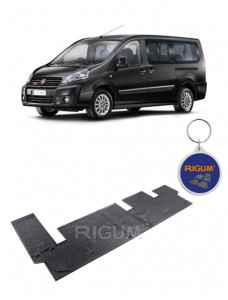 Fiat Scudo II, Van, fabricat din 2007 - 2016, Rand 3, set covorase auto dedicate, din cauciuc 100% Premium accesorii pentru autoturismul tau - masina v158565