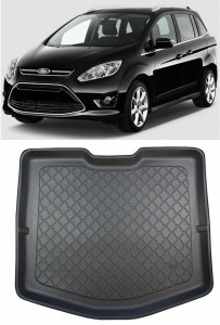 Ford C-Max II Van din 11.2010 - 06.2019, Tavita Pentru Portbagaj Lux Premium Dedicata, Portbagaj Inferior / Kit Reparatie *1 accesorii pentru autoturismul tau - masina v201869