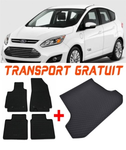 Ford C-Max Set Covorase + tavita portbagaj auto Ford C-Max I fabricatie 2003 - 10.2010, caroserie van accesorii pentru autoturismul tau - masina v1240