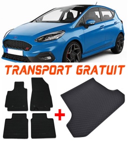 Ford Fiesta Set Covorase + tavita portbagaj auto Ford Fiesta VII fabricatie 07.2017 - prezent, caroserie hatchback accesorii pentru autoturismul tau - masina v2492