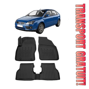 Ford Focus II (C307) (2004-2011) Set covorase auto cauciuc G.Modern Line 3D