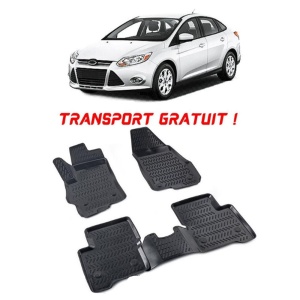 Ford Focus III 2011-2014 Set 4 covorase auto din cauciuc tip tavita premium line 3D - Transport Gratuit! accesorii pentru autoturismul tau - masina v49138