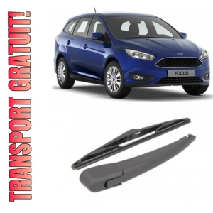 Ford Focus III Brat stergator pentru luneta spate cu lamela 310 mm, compatibil cu Ford Focus III Combi fabricat intre 2010-2020, calitate extra