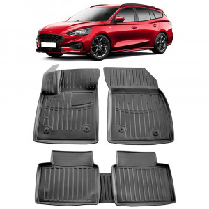 Ford Focus IV (C519) (2018-) Set Covorase auto tip tavita din cauciuc Premium Umbrella accesorii pentru autoturismul tau - masina v149430