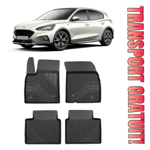 Ford Focus IV Din 09.2018 - Prezent, Suv , Set Covorase Auto Tip Tavita Premium 3D, din cauciuc