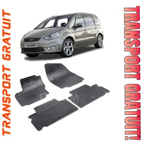 Ford Galaxy II, Van, fabricat din 06.2006 - 08.2015, 5 Locuri, Type Mk3, set covorase auto dedicate, din cauciuc 100% Premium