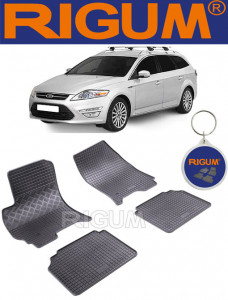 Ford Mondeo III, Combi, fabricat din 2001 - 08.2007, set covorase auto dedicate, din cauciuc 100% Premium accesorii pentru autoturismul tau - masina v156228