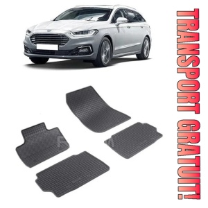 Ford Mondeo V, Combi, fabricat din 01.2015 - Prezent, set covorase auto dedicate, din cauciuc 100% Premium