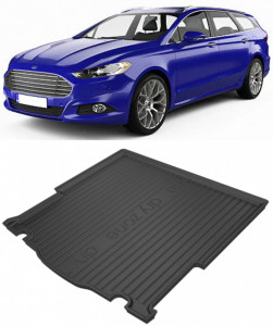 Ford Mondeo V din 01.2015 - Prezent Combi Roata Rezerva Ingusta / Kit Reparatie *1, Tavita Pentru Portbagaj Lux Premium Dedicata, accesorii pentru autoturismul tau - masina v184641