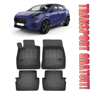 Ford Puma, Suv, Din 10.2019 - Prezent , Set Covorase Auto Tip Tavita Premium 3D, din cauciuc