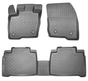 Ford S-Max II, Van, Din 09.2015 - Prezent , Set Covorase Auto Tip Tavita Premium 3D, din cauciuc accesorii pentru autoturismul tau - masina v174882