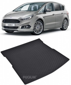 Ford S-Max Tavita pentru portbagaj din cauciuc, compatibila Ford S-Max II fabricatie 09.2015 - prezent, caroserie van, 5 locuri accesorii pentru autoturismul tau - masina v112603