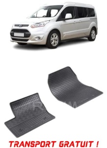 Ford Tourneo Connect II, Van, fabricat din 06.2014 - Prezent, 2 Locuri, set covorase auto dedicate, din cauciuc 100% Premium - Transport Gratuit accesorii pentru autoturismul tau - masina v39653