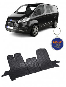 Ford Tourneo Custom, Van, fabricat din 01.2013 - Prezent, 3 Locuri, set covorase auto dedicate, din cauciuc 100% Premium accesorii pentru autoturismul tau - masina v156699