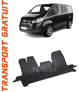 Ford Transit Custom, Van, fabricat din 01.2013 - Prezent, 3 Locuri, set covorase auto dedicate, din cauciuc 100% Premium accesorii pentru autoturismul tau - masina v156058