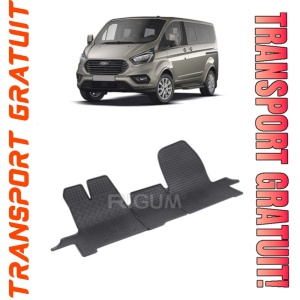 Ford Transit, Van, fabricat din 2020 - Prezent, 3 Locuri, set covorase auto dedicate, din cauciuc 100% Premium