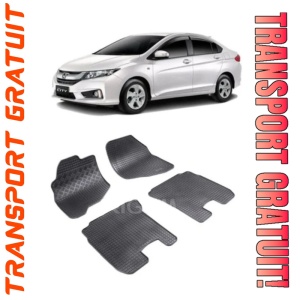 Honda City IV, Sedan, fabricat din 2006 - 2008, set covorase auto dedicate, din cauciuc 100% Premium