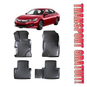 Honda Civic Sedan Ix 2011-2016 Set 4 covorase auto din cauciuc tip tavita premium line 3D - Transport Gratuit!