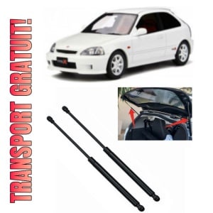 Honda Civic VIII Set 2 amortizoare pentru portbagaj / haion Krosno compatibil cu Honda Civic VIII Hatchback fabricat intre 2005-2012