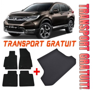 Honda CR-V Set Covorase + tavita portbagaj auto Honda CR-V IV fabricatie 10.2012 - 09.2018, caroserie suv
