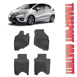 Honda Jazz I Din 2002 - 10.2008, Hatchback , Set Covorase Auto Tip Tavita Premium 3D, din cauciuc
