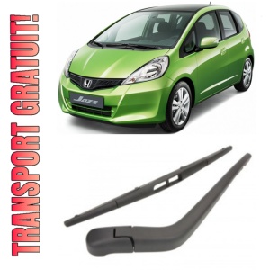 Honda Jazz III Brat stergator pentru luneta spate cu lamela 360 mm, compatibil cu Honda Jazz III Hatchback fabricat intre 2008, calitate extra