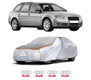Husa Prelata Antigrindina Auto AUDI A4 B7 Avant (8ED) din 2004-2008, Protectie auto contra intemperiilor la grindina, Waterproof, 4x Stickere auto AUDI - Img 2