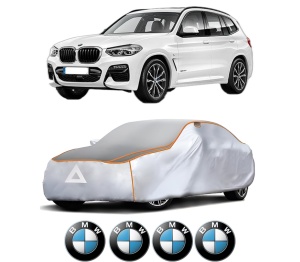 Husa Prelata Antigrindina Auto BMW Seria X3 Van (G01) din 2017-2019, Protectie auto contra intemperiilor la grindina, Waterproof, 4x Stickere auto BMW - Img 2