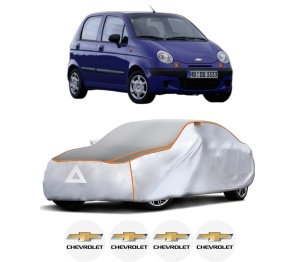 Husa Prelata Antigrindina Auto CHEVROLET SPARK (M150) din 2000-2006, Protectie auto contra intemperiilor la grindina, Waterproof, 4x Stickere auto CHEVROLET - Img 2