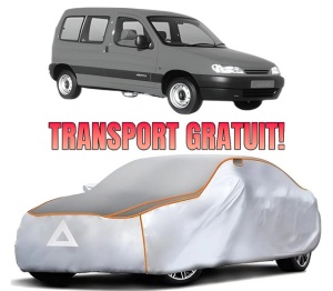 Husa Prelata Antigrindina Auto CITROEN BERLINGO / BERLINGO FIRST MPV (MF_, GJK_, GFK_) din 1996-2011, Protectie auto contra intemperiilor la grindina, Waterproof, 4x Stickere auto CITROEN