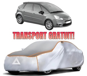 Husa Prelata Antigrindina Auto CITROEN C4 PICASSO I MPV (UD_) din 2006-2013, Protectie auto contra intemperiilor la grindina, Waterproof, 4x Stickere auto CITROEN