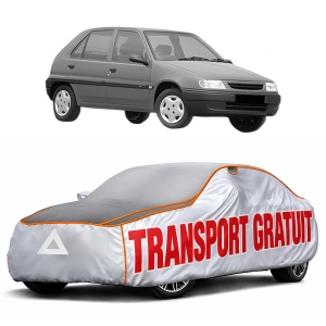 Husa Prelata Antigrindina Auto CITROEN SAXO (S0, S1) din 1996-2004, Protectie auto contra intemperiilor la grindina, Waterproof, 4x Stickere auto CITROEN