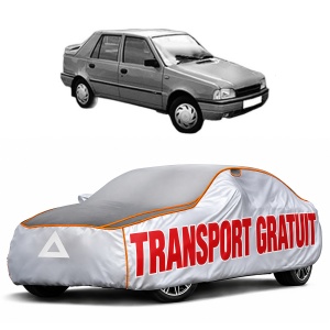 Husa Prelata Antigrindina Auto DACIA SUPERNOVA din 2000-2003, Protectie auto contra intemperiilor la grindina, Waterproof, 4x Stickere auto DACIA