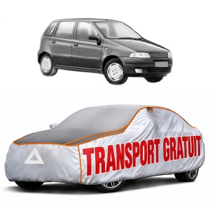 Husa Prelata Antigrindina Auto FIAT PUNTO Van (176_) din 1996-2000, Protectie auto contra intemperiilor la grindina, Waterproof, 4x Stickere auto FIAT