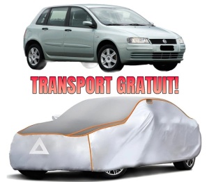 Husa Prelata Antigrindina Auto FIAT STILO VAN (192_) din 2001-2008, Protectie auto contra intemperiilor la grindina, Waterproof, 4x Stickere auto FIAT