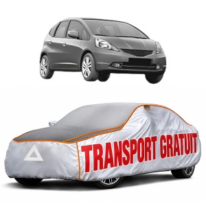 Husa Prelata Antigrindina Auto HONDA JAZZ III (GE_, GG_, GP_, ZA_) din 2008-2011, Protectie auto contra intemperiilor la grindina, Waterproof, 4x Stickere auto HONDA
