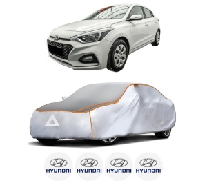 Husa Prelata Antigrindina Auto HYUNDAI i20 II Hatchback Van (GB, IB) din 2015-2021, Protectie auto contra intemperiilor la grindina, Waterproof, 4x Stickere auto HYUNDAI - Img 2