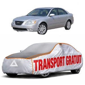 Husa Prelata Antigrindina Auto HYUNDAI SONATA V (NF) din 2005-2010, Protectie auto contra intemperiilor la grindina, Waterproof, 4x Stickere auto HYUNDAI